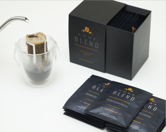 Easy Pourover Drip Coffee Bags by Home Blend Coffee Roasters